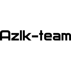 Наклейка на машину "Azlk-team"