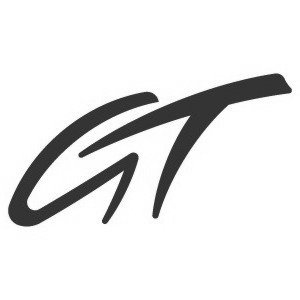 Наклейка на машину "GT"
