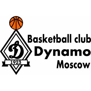 Наклейка на машину "Basketball Club Dynamo Moscow. Баскетбольный клуб Динамо Москва  версия 2"