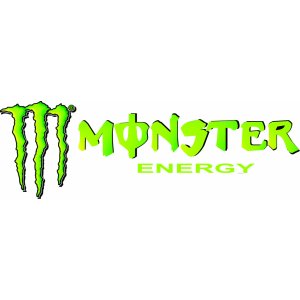 Наклейка на машину "Monster Energy версия 2 полноцветная"
