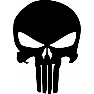 Наклейка на машину "Skull icon. Череп версия 1"