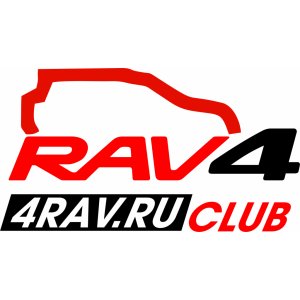 Наклейка на машину "Toyota RAV4"