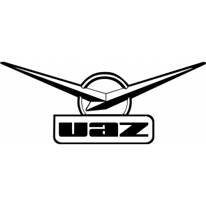 Наклейка на машину "UAZ. УАЗ logo версия 2"