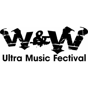Наклейка на машину "W&W. Ultra Music Festival. Музыка. Логотип"