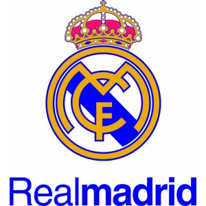 Наклейка на машину "Real Madrid Реал Мадрид полноцветная"