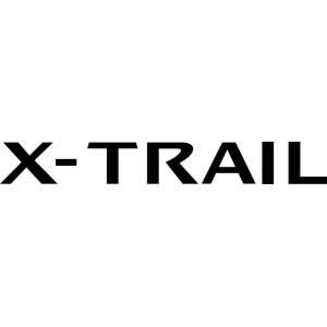 Наклейка на машину "X-Trail. Nissan"