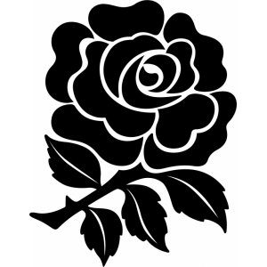 Наклейка на машину "Роза версия 4"