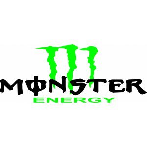 Наклейка на машину "Monster Energy версия 3"