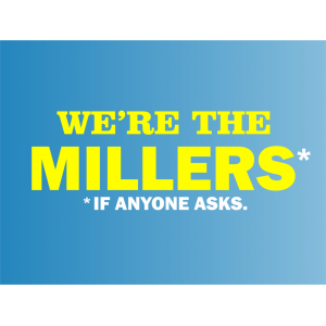 Наклейка на машину "Мы Миллеры на английском. We are the Millers полноцветная версия 1"