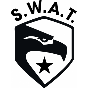 Наклейка на машину "G.I. Joe Бросок кобры logo. S.W.A.T"