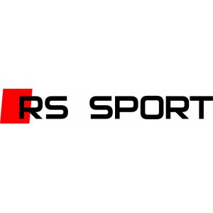 Наклейка на машину "RS Sport logo"