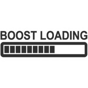 Наклейка на машину "Boost loading"