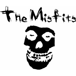 Наклейка на машину "Музыка. The Misfits версия 1"