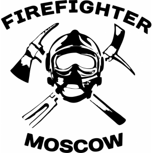 Наклейка на машину "Пожарная охрана Firefighter  ВАШ ГОРОД версия 2"