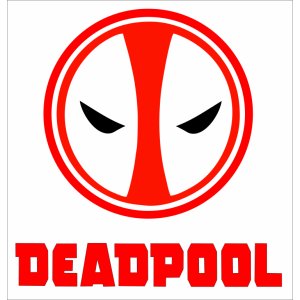 Наклейка на машину "Deadpool. Дэдпул. Логотип"
