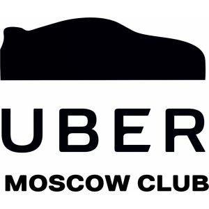 Наклейка на машину "Uber Moscow Club"