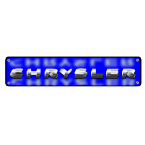 Наклейка на машину "Chrysler версия 1 полноцветная"