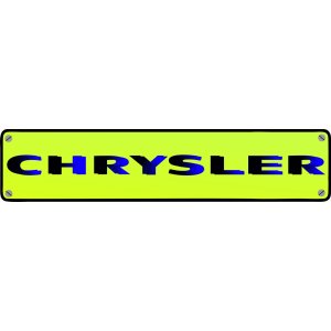 Наклейка на машину "Chrysler версия 2 полноцветная"