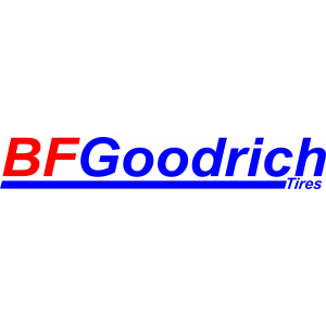 Наклейка на машину "BFGoodrich logo. В два цвета"