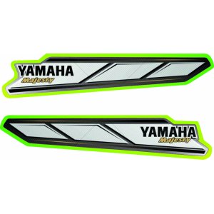 Наклейка на машину "Yamaha версия 4. Logo. Полноцветная. Комплект из двух штук"