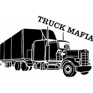 Наклейка на машину "Трак Мафия версия 1. Truck mafia"
