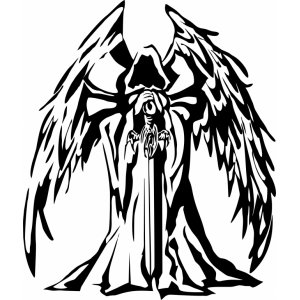 Наклейка на машину "Архангел версия 4. Archangel"