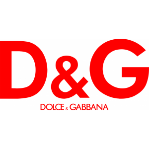 Наклейка на машину "Dolce & Gabbana. D&G. Дольче энд Габбана"