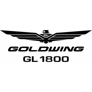 Наклейка на машину "Honda Goldwing. Мотостайл версия 2"
