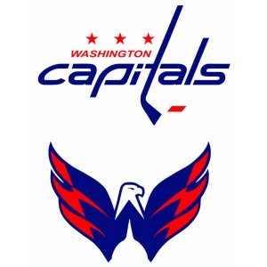 Наклейка на машину "Washington capitals logo. Хоккей"