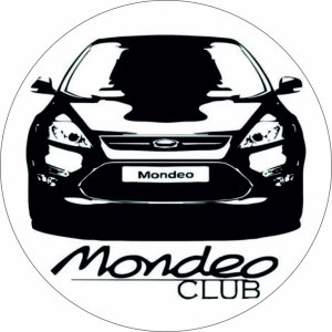 Наклейка на машину "Ford Mondeo Club. Полноцветная"