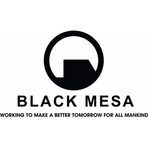 Наклейка на машину "Black Mesa версия 2 logo"