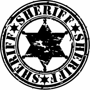 Наклейка на машину "Sheriff-Шериф версия 6 полноцветная"