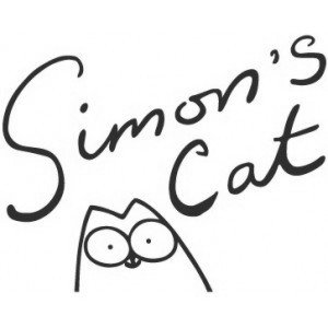 Наклейка на машину "Кот Саймона - Simons cat"