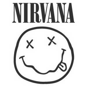 Наклейка на машину "Nirvana"