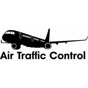 Наклейка на машину "Самолет пассажирский. Air traffic Control"