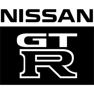 Наклейка на машину "Nissan. GT R версия 2"