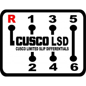 Наклейка на машину "МКПП. Cusco LSD"