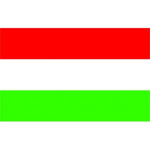 Наклейка на машину "Флаг Венгрии. Hungary"