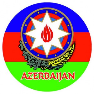 Наклейка на машину "Azerbaijan