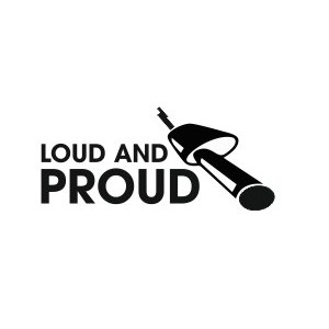 Наклейка на машину "Loud and Proud"