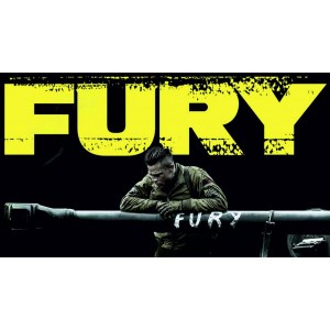 Наклейка на машину "Fury. Ярость версия 2"
