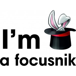 Наклейка на машину "I am focusnic. Я фокусник"