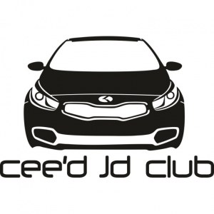 Наклейка на машину "Kia Ceed Jd Club"