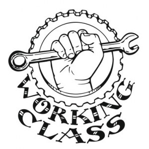 Наклейка на машину "Working Class"