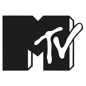 Наклейка на машину "Логотип MTV"