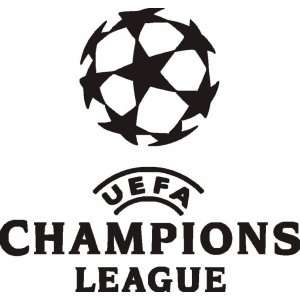 Наклейка на машину "Лига чемпионов UEFA"