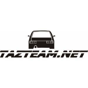Наклейка на машину "TAZTEAM"